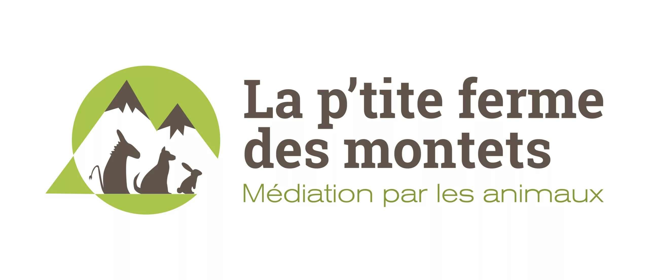 Logo La P'tite Ferme des Montets rectangle
